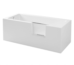 Schröder Uppsala Easy 180x80x49 cm Badewanne mit Tür rechts, Eck links