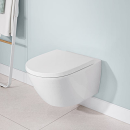 Villeroy & Boch Subway 3.0 Wand-WC mit WC-Sitz Softclosing, TwistFlush, Alpinweiß