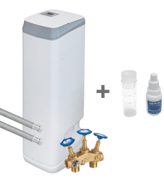 Aktionspaket Enthärtungsanlage LEYCOsoft ONE 22 mit Gratiszugabe Prüfset