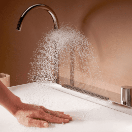 Hansgrohe Avalegra Waschtisch 78x48 cm, mit Thermostatbatterie und Brause, 2 Strahlarten, ohne Überl