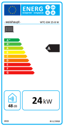Weishaupt Paket WTC-GW 25-B W für WAS 70/100 Eco, Gas-Brennwertgerät