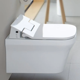 Duravit Dusch-WC-Sitz Slim, SoftClose, Alpinweiß
