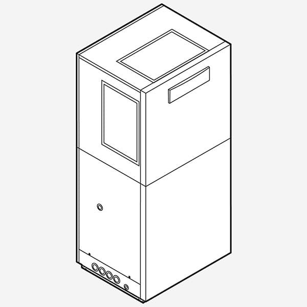 Weishaupt Luft/Kompakt-Wärmepumpe Typ WWP L 12 IDK mit 9,4 kW