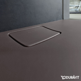 Duravit Stonetto Duschwanne, 900x800 mm, grau matt