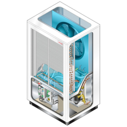 Weishaupt Luft/Wasser-Wärmepumpe Typ WWP L 18 AD mit 12,3 kW