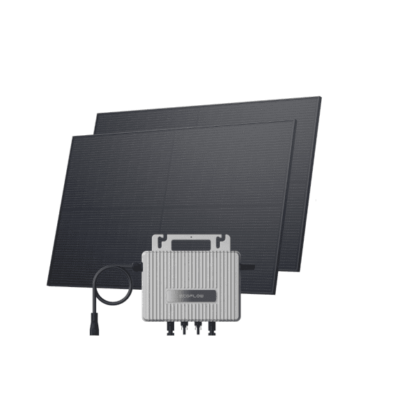 EcoFlow StreamMikrowechselrichter + 2x AE Solar435W Solar Panel starr Bundle