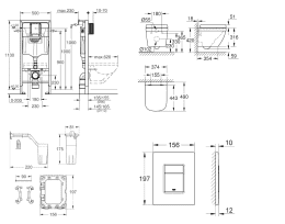 Grohe Rapid SL WC-Set mit Softclose-Sitz, Even-Taste & Fresh-Set, Triple Vortex, phantom black Grohe Rapid SL WC-Set mit Softclose-Sitz, Even-Taste & Fresh-Set, Triple Vortex, phantom black