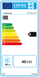 Weishaupt Gas-Brennwertkessel WTC-GB45-B H (WEM-Regelung)