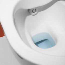Laufen Cleanet Navia Dusch-WC Komplettanlage, mit WC-Sitz weiß matt