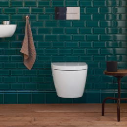 Duravit ME by Starck Wand-WC mit WC-Sitz SoftClose, Rimless, Alpinweiß