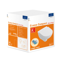 Villeroy & Boch O.novo Wand-WC Compact Ausführung kurz mit WC-Sitz, weiß