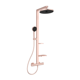 Ideal Standard Alu+ Duschsystem, Thermostat Durchmesser 26 cm, rosegold matt