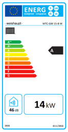 Weishaupt Paket WTC-GW 15-B W für WAS 70/100 Eco, Gas-Brennwertgerät