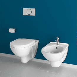 Villeroy&Boch Combi-Pack O.Novo Wand-Tiefspül-WC inkl. WC-Sitz mit Softclose, weiß