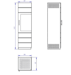 Glow Fire Mora Ethanolkamin Schwarz Pulverbeschichtet