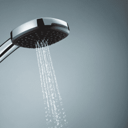 Grohe Vitalio Comfort Duschset mit Thermostat, 25x25 cm, 2 Strahlarten, Chrom