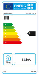 Weishaupt Gas-Brennwertgerät WTC-GW 15-C H (WEP-Regelung)