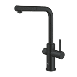 Grohe Blue Home Spültischarmatur Connected, mit Kühlung und Filterung, velvet black