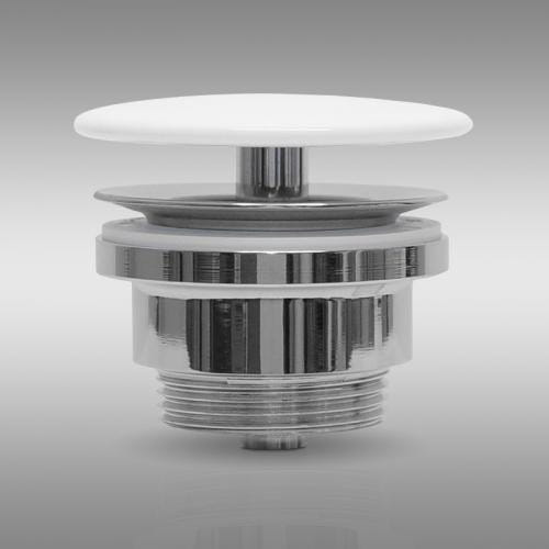 PREMIUM Universal Ablaufventil ohne Staufunktion Ø 70 mm, Keramik Abdeckplatte