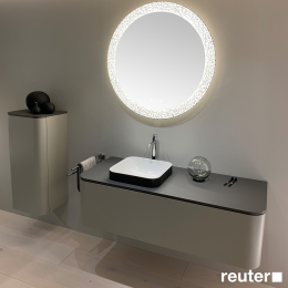 Happy D.2 Plus Spiegel, Durchmesser 700 mm, mit LED-Beleuchtung und Spiegelheizung