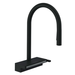 Hansgrohe Aquno Select M81 Küchenarmatur, ausziehbar, schwenkbar schwarz matt