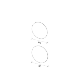 Riho Shield Badspiegel Rund mit moderner Touch-Steuerung