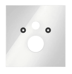 Tece TECElux Untere Glasplatte für Standard-WC, 180 mm Abstand, Glas weiß