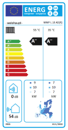 Weishaupt Weishaupt Luft/Wasser-Wärmepumpe Typ WWP L 18 AD mit 12,3 kW