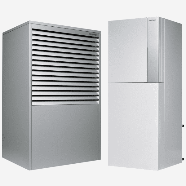 Weishaupt Paket Luft/Wasser-Wärmepumpe Aeroblock® Typ WAB 8-A-RME-A + WKS