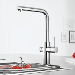 Grohe Blue Home Spültisch Einhebelmischer mit Filterfunktion und Kühleinheit, verchromt