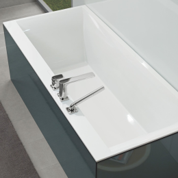 Villeroy & Boch Squaro Edge 12 Rechteck-Badewanne, Einbau 170x75 cm weiß