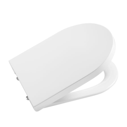 Roca Inspira Wand-WC round mit WC-Sitz, weiß