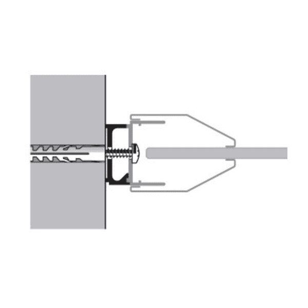 Artweger Twinline 2 ZusatzprofilStapelprofil 10x1500mm Metall hochglanz