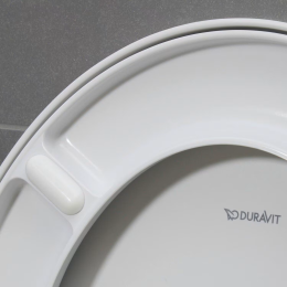 Duravit DuraStyle WC-Sitz mit Absenkautomatik SoftClose, weiß
