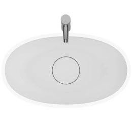 Riho Escala Aufsatzwaschtisch, 55x32 AufsatzWT aus Solid Surface