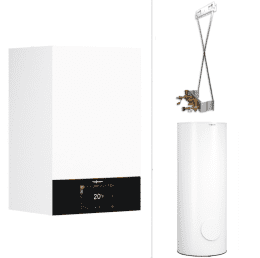 Viessmann Paket Vitodens 300-W B3HH 25 kW 7" Display, Vitocell 300-V EVIC-300-S3, Zubehör