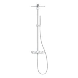 Grohe Euphoria SmartControl Duschsäule Cube 310 Duo mit Thermostatarmatur, Moon White