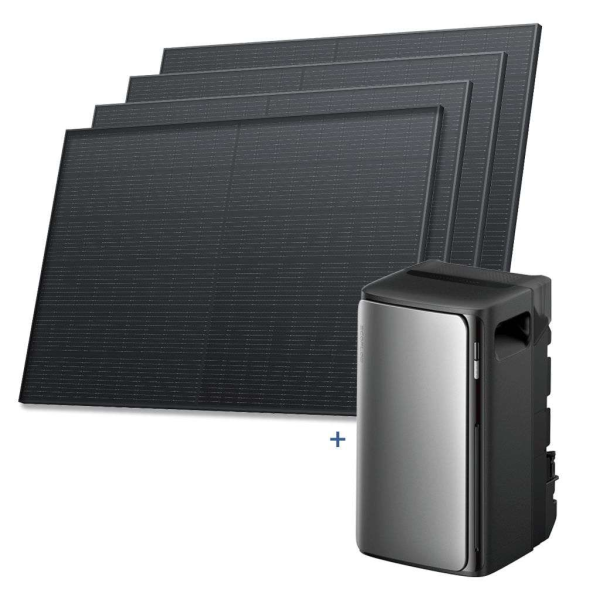 EcoFlow Stream Ultra + 4x AE Solar 440W Solarpanels Bundle