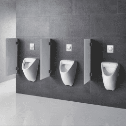 Grohe Bau Keramik Urinal mit verdecktem Zulauf Anschluss hinten