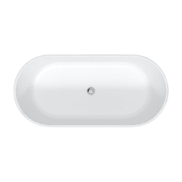 Duravit D-Neo freistehende Badewanne, oval 600x750 mm weiß matt